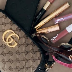 Gucci crossbody rare monogram bag